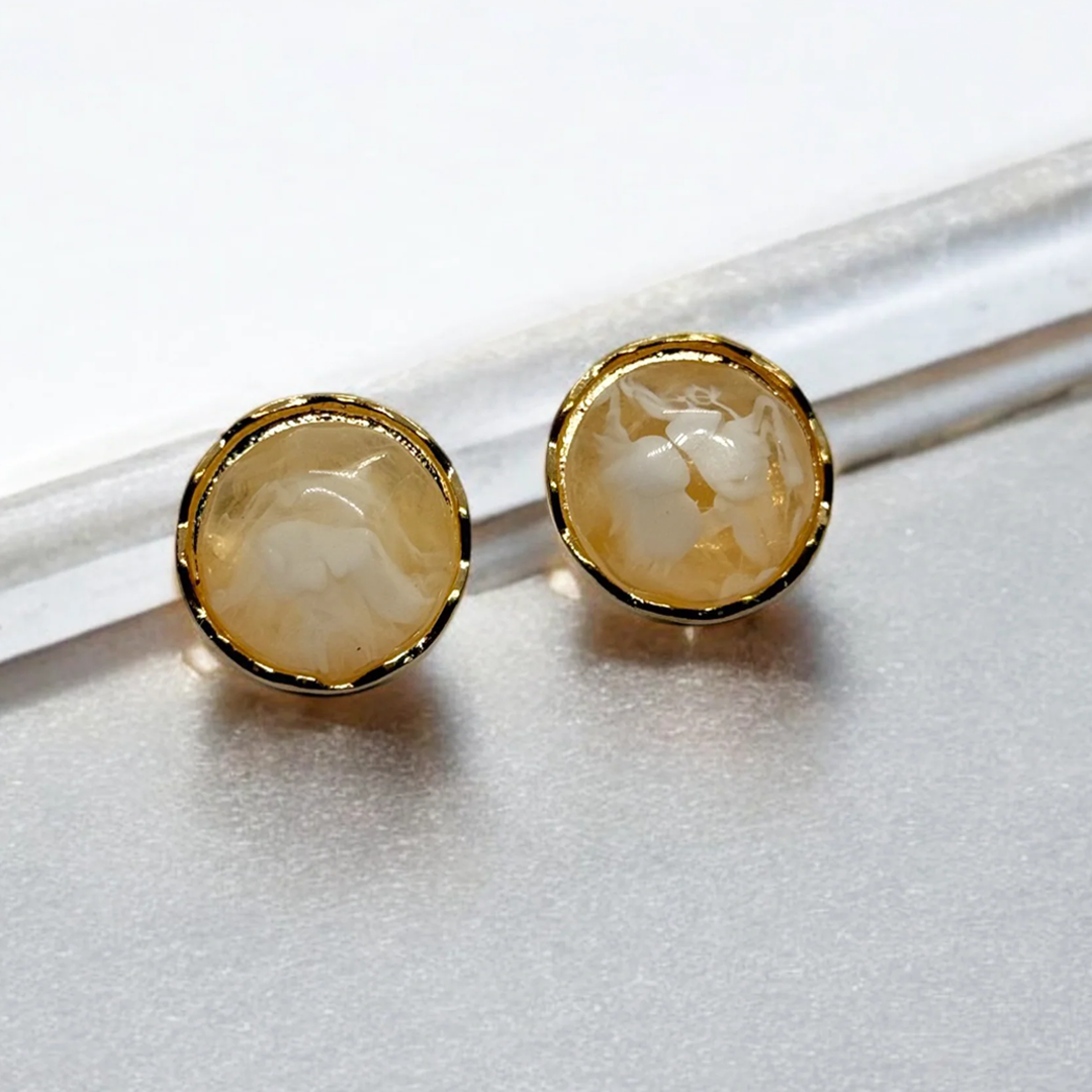 Marble Stone Earrings