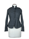 Secondhand Branded Women Bolero Coatt by Zara, Grey Lana Wool fabric, Premium Plus condition, for Womens - Online Thrift Shop Peshawar Pakistan