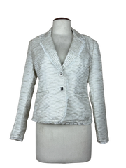 Secondhand Branded Women Bolero Coatt by Your Face, White Polyester fabric, Premium condition, for Womens - Online Thrift Shop Islamabad Pakistan