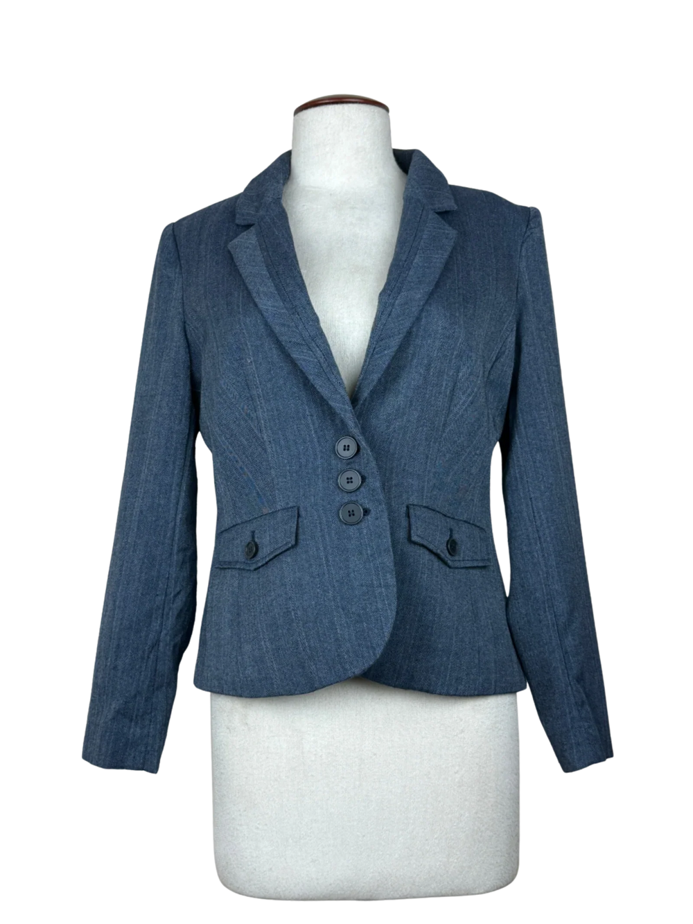 Secondhand Branded Women Bolero Coatt by Next, Blue Polyester fabric, Premium condition, for Womens - Online Thrift Shop Karachi Pakistan