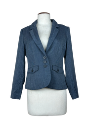 Secondhand Branded Women Bolero Coatt by Next, Blue Polyester fabric, Premium condition, for Womens - Online Thrift Shop Karachi Pakistan