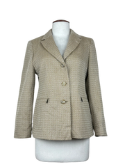 UK Imported secondhand Women Bolero Coatt - Fashion SA brand, Brown Lana Wool, Premium condition, for Womens - Online Thrift Store Peshawar Pakistan