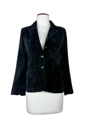 Preloved Premium Women Bolero Coatt by Redda, Black Cotton + Viscose for Womens - OTS Thrift Shop Peshawar Pakistan