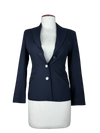 Preloved Premium Women Bolero Coatt by JULIEN MACDONALD, Blue Polyester + Wool for Womens - OTS Thrift Shop Lahore Pakistan