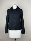 Secondhand Branded Women Bolero Coat by Papaya, Black Polyester fabric, Premium condition, for Womens - Online Thrift Shop Lahore Pakistan