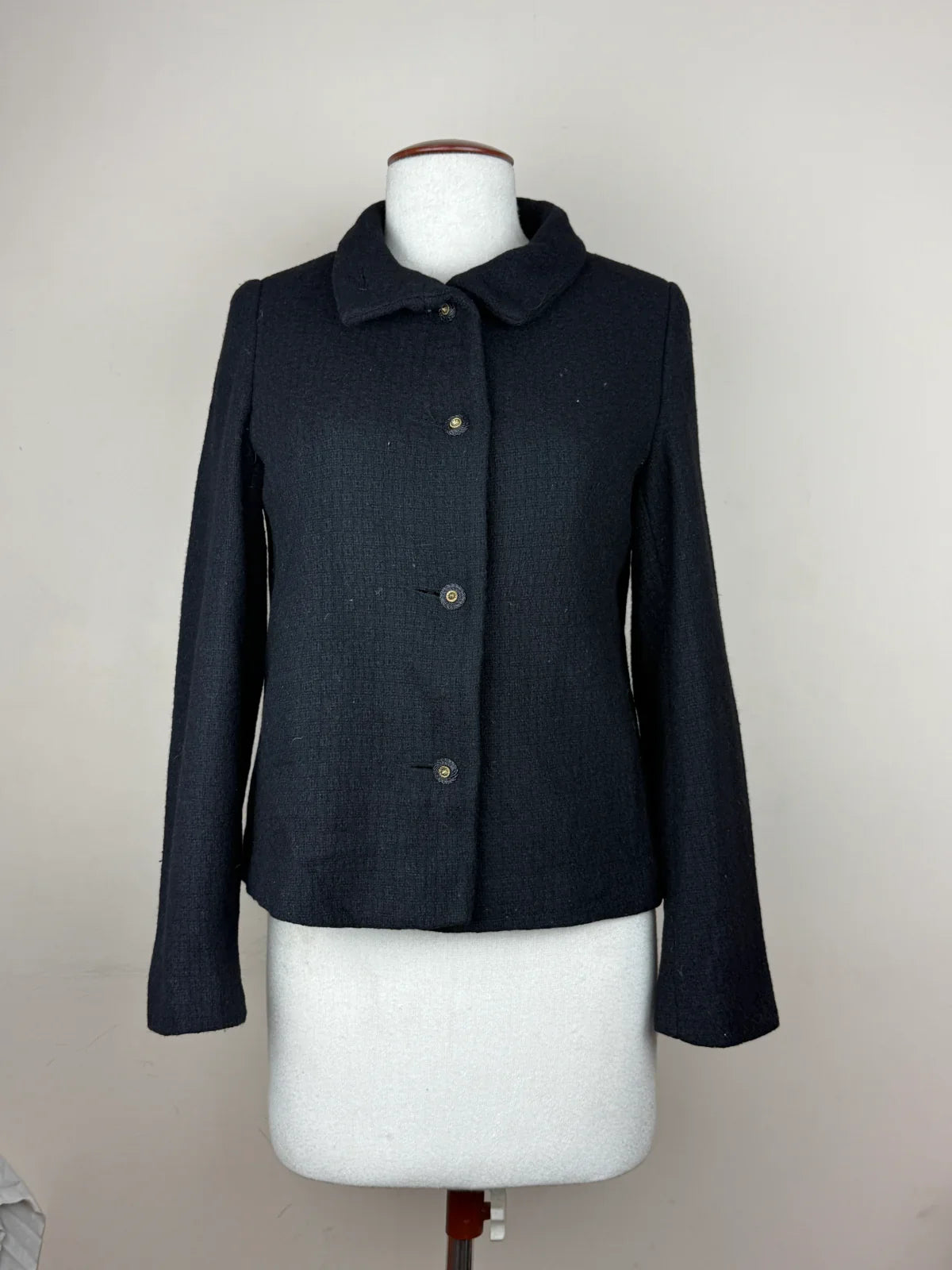 Secondhand Branded Women Bolero Coat by Papaya, Black Polyester fabric, Premium condition, for Womens - Online Thrift Shop Lahore Pakistan