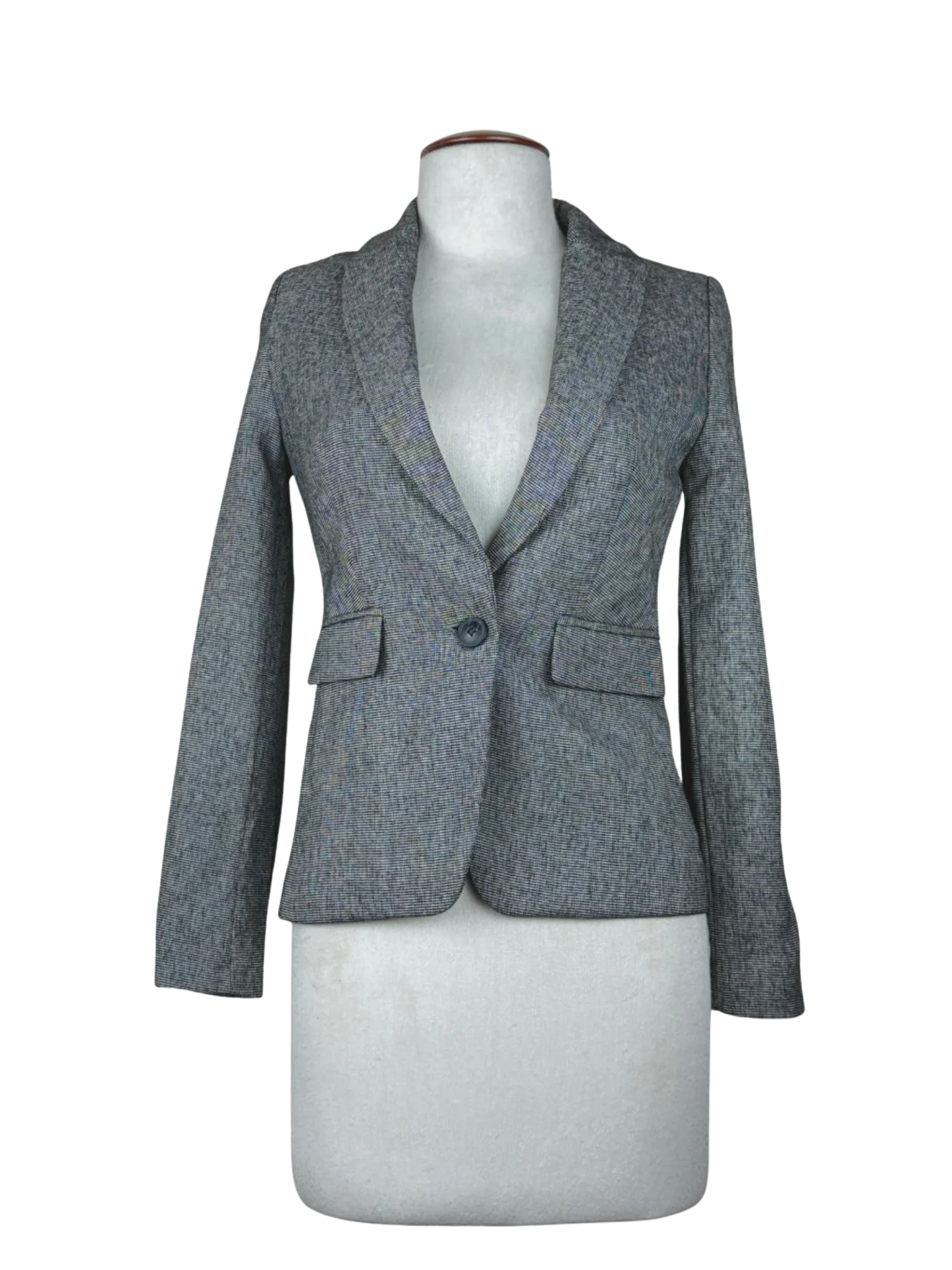 UK Imported secondhand Women Bolero Coatt - Next brand, Silver Polyester, Premium Plus condition, for Womens - Online Thrift Store Islamabad Pakistan