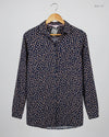UK Imported secondhand Button Down Shirt - Joules brand, Navy Blue Polyester, Premium condition, for Womens - Online Thrift Store Lahore Pakistan
