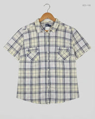 UK Imported secondhand Button Down Shirt - ISLE brand, OffWhite Cotton, Premium condition, for Womens - Online Thrift Store Islamabad Pakistan