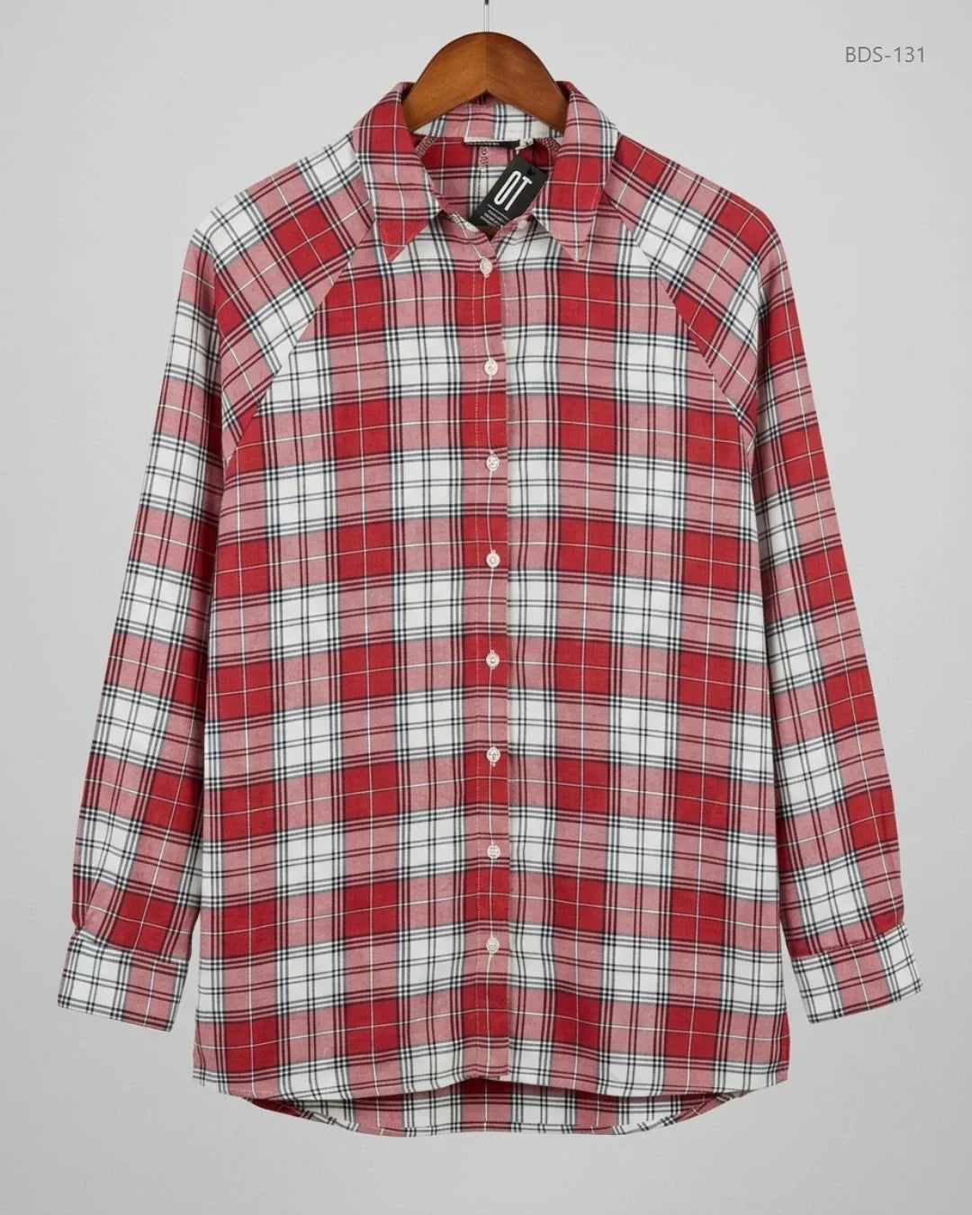Secondhand Branded Button Down Shirt by ASOS, Red VISCOSE fabric, Premium condition, for Womens - Online Thrift Shop Peshawar Pakistan