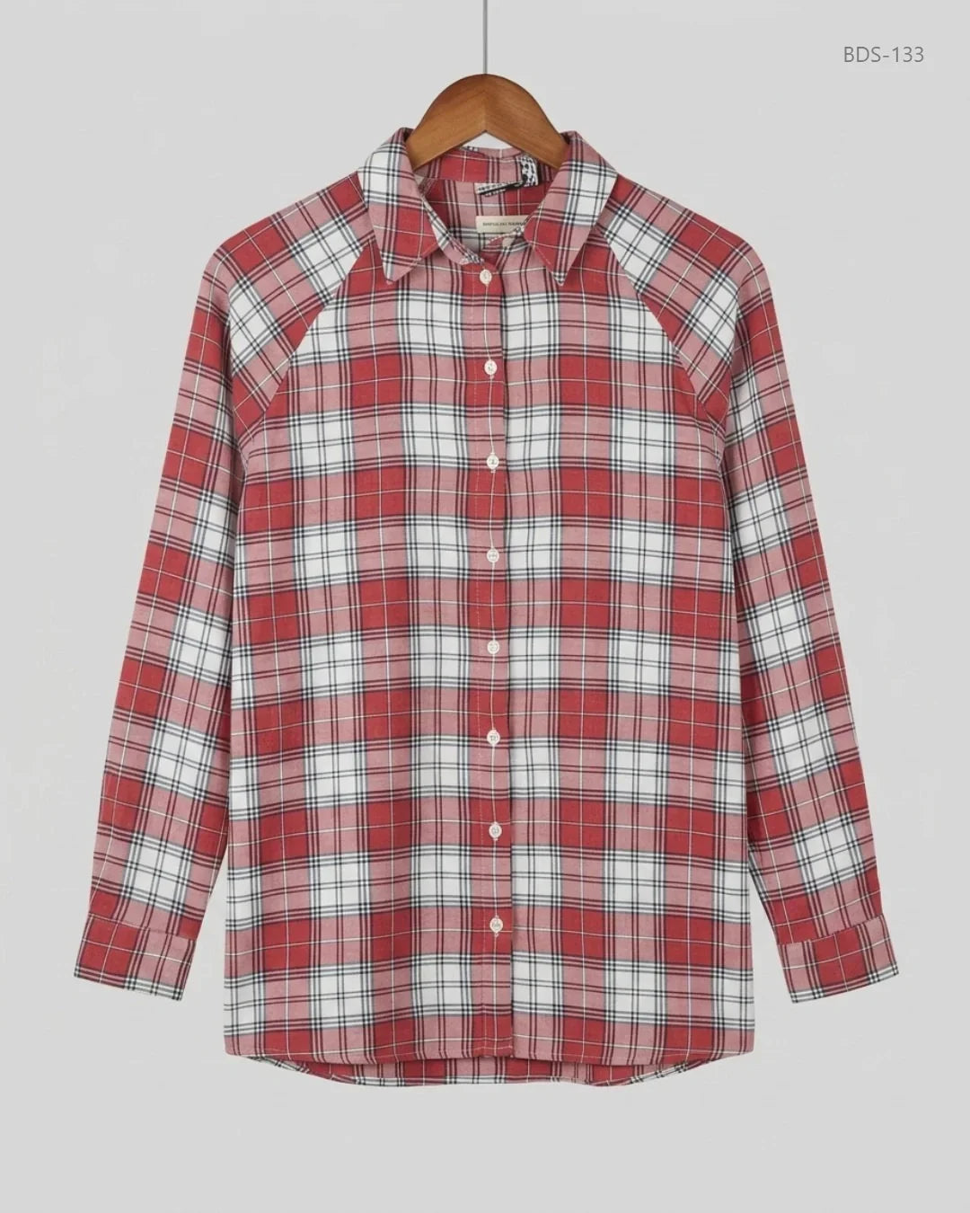 Premium Condition Button Down Shirt | Preloved ASOS | Red Cotton | Thrift Shop for Womens Lahore Pakistan | OTS
