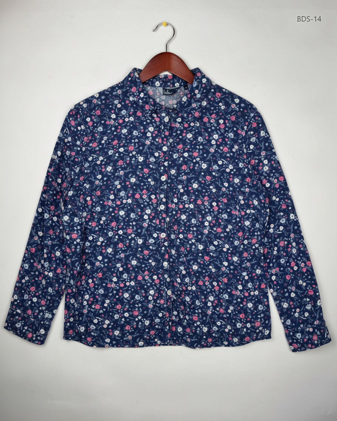 UK Imported secondhand Button Down Shirt - ISLE brand, Multi Viscose, Premium condition, for Women - Online Thrift Store Lahore Pakistan