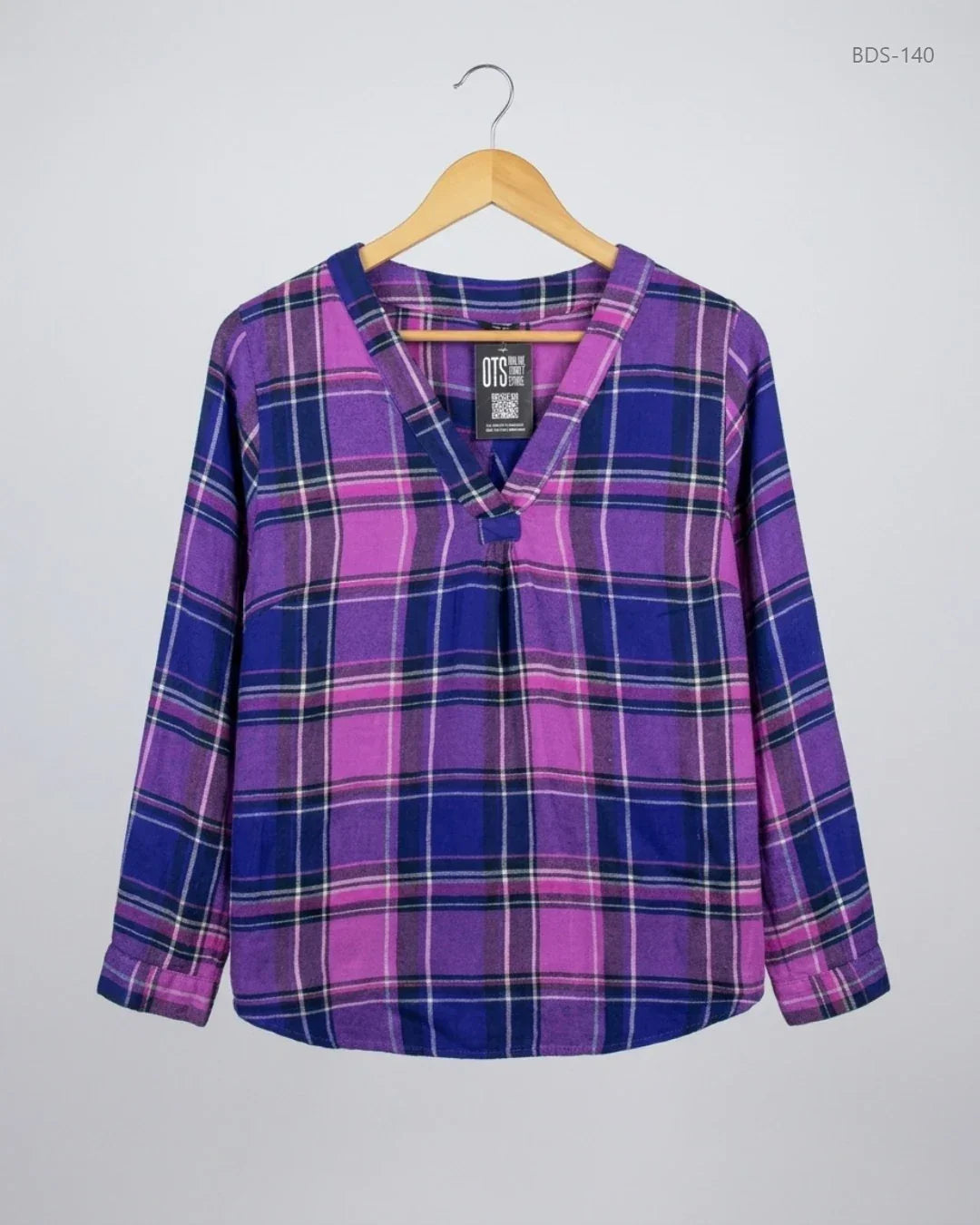 Premium Condition Button Down Shirt | Preloved M&Co | Purple Viscose | Thrift Shop for Womens Islamabad Pakistan | OTS