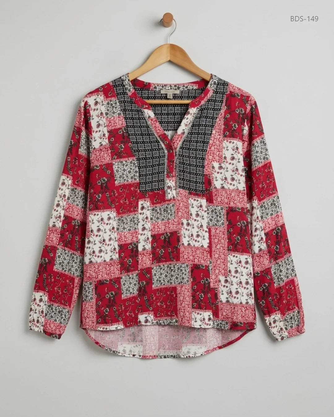 UK Imported secondhand Button Down Shirt - Classic brand, Red Cotton, Premium condition, for Womens - Online Thrift Store Karachi Pakistan