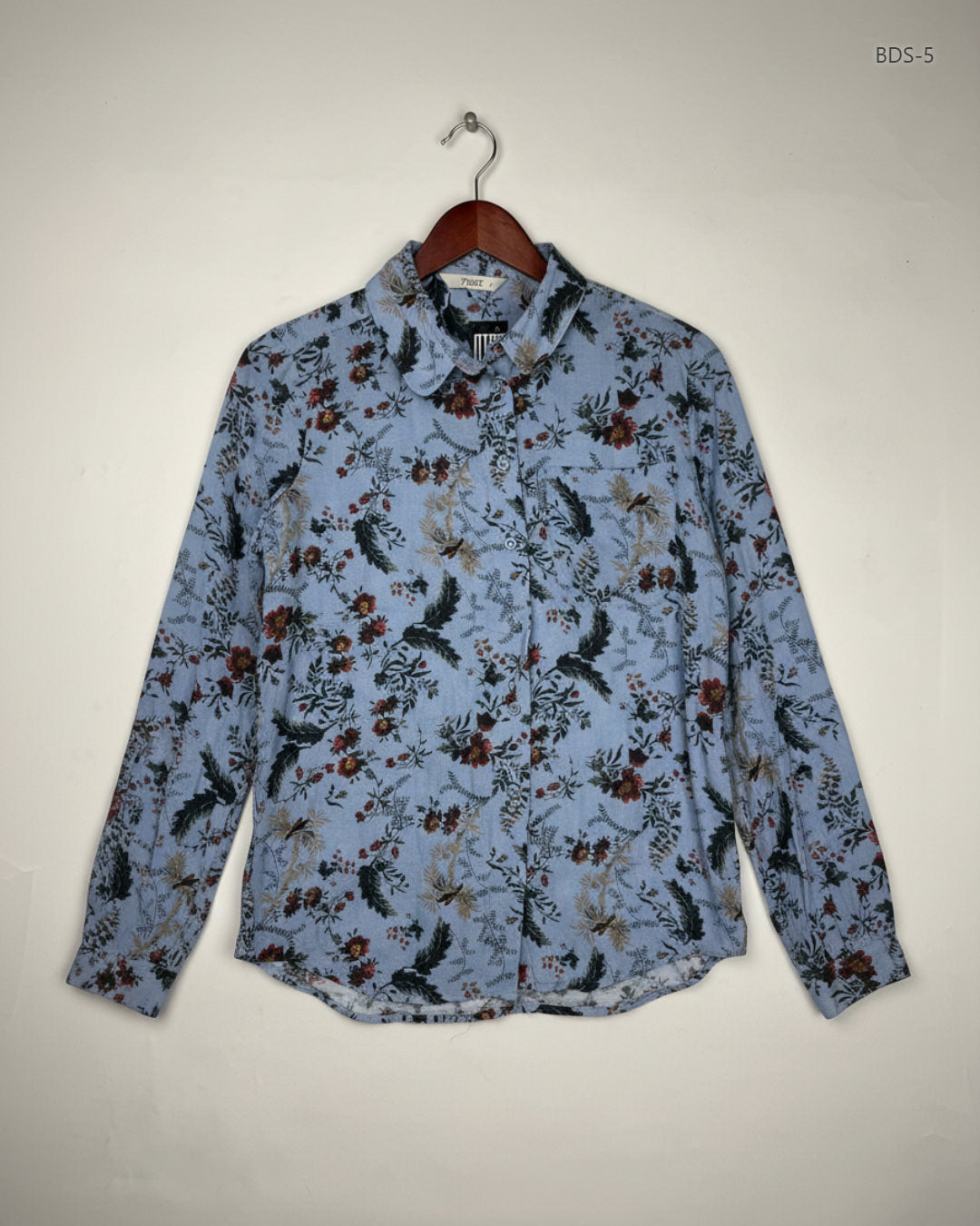 Premium Condition Button Down Shirt | Preloved Next | BLUE Cotton | Thrift Shop for Women Karachi Pakistan | OTS