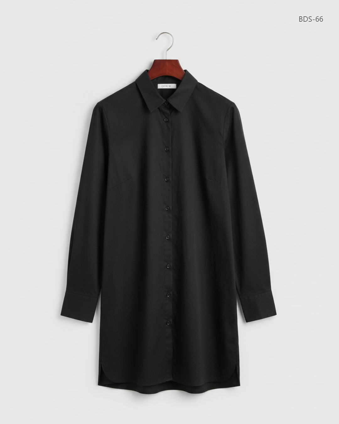 Preloved Premium Button Down Shirt by H&M, Black Cotton for Women - OTS Thrift Shop Lahore Pakistan