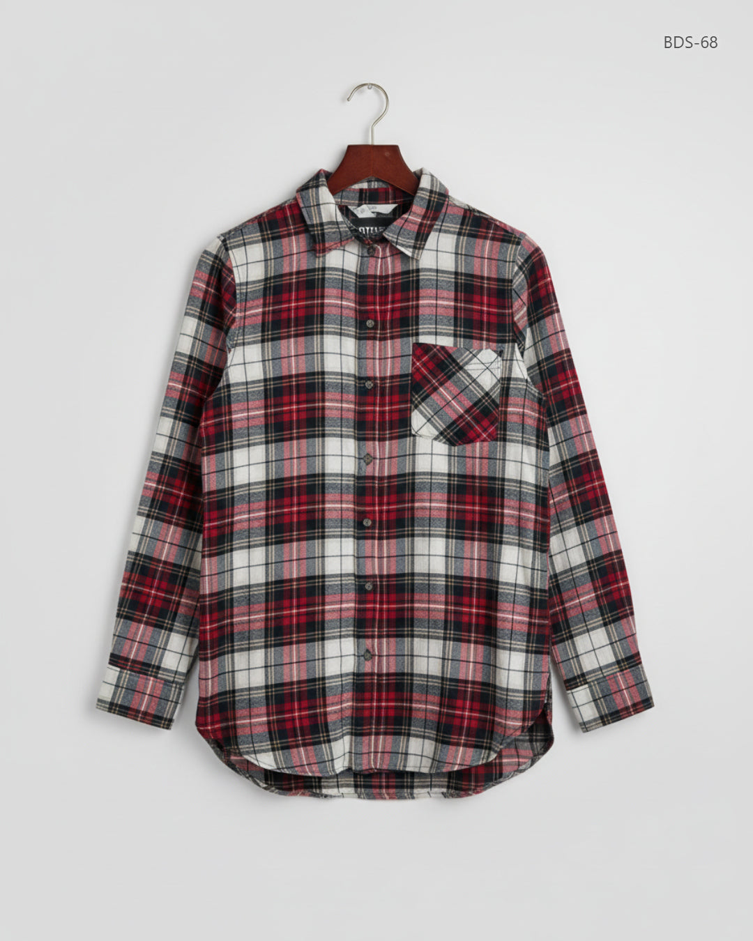 Button Down Shirt | H&M | Preloved Branded | Red Cotton | Premium | OTS Thrift Store Karachi Pakistan