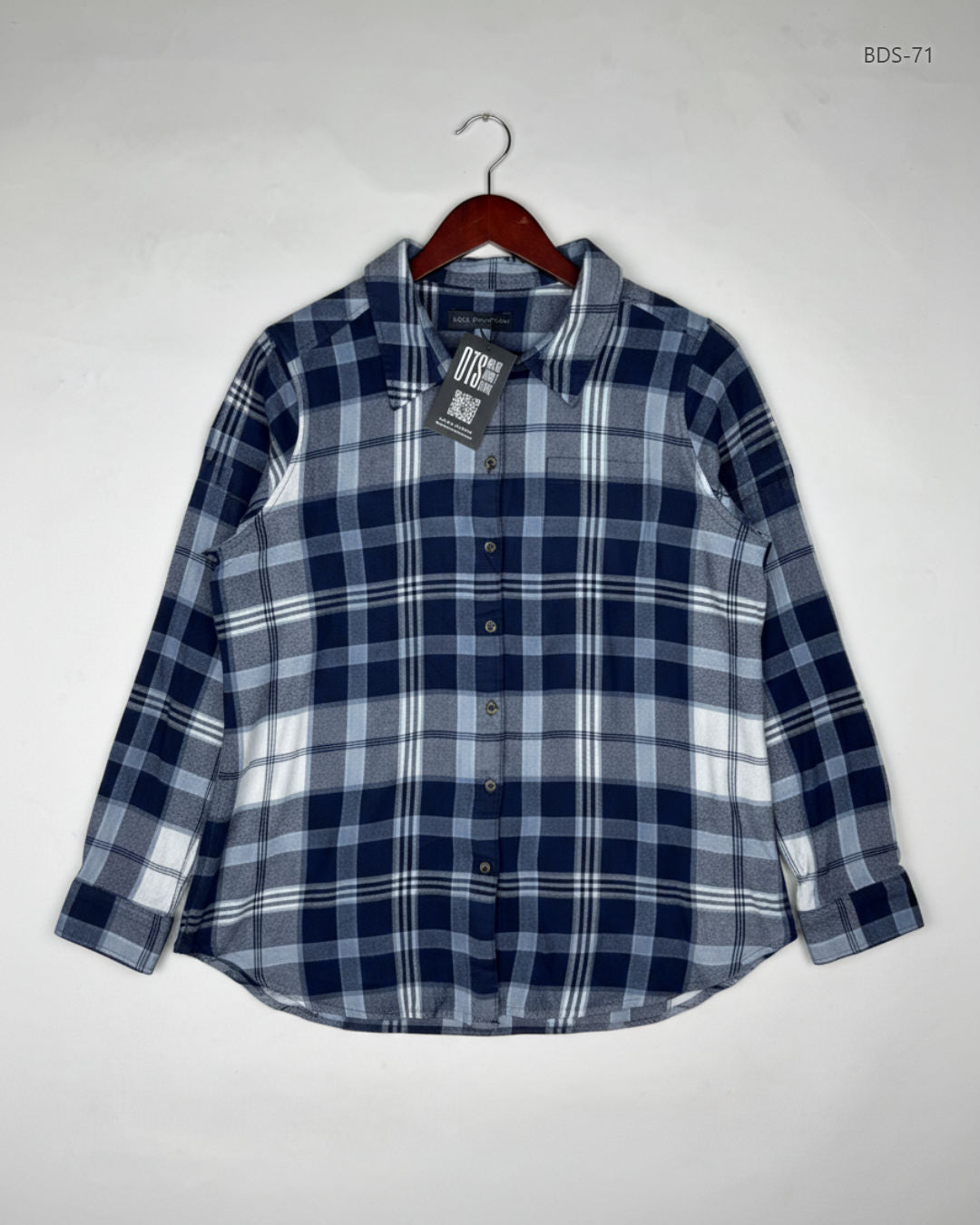UK Imported secondhand Button Down Shirt - Marks & Spencer brand, Multi Viscose, Premium condition, for Women - Online Thrift Store Islamabad Pakistan