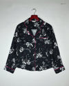 Button Down Shirt | day dreams | Preloved Branded | Black Polyester | Good | OTS Thrift Store Lahore Pakistan