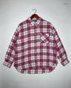 UK Imported secondhand Button Down Shirt - New Look brand, PINK Cotton, Excellent condition, for Women - Online Thrift Store Karachi Pakistan