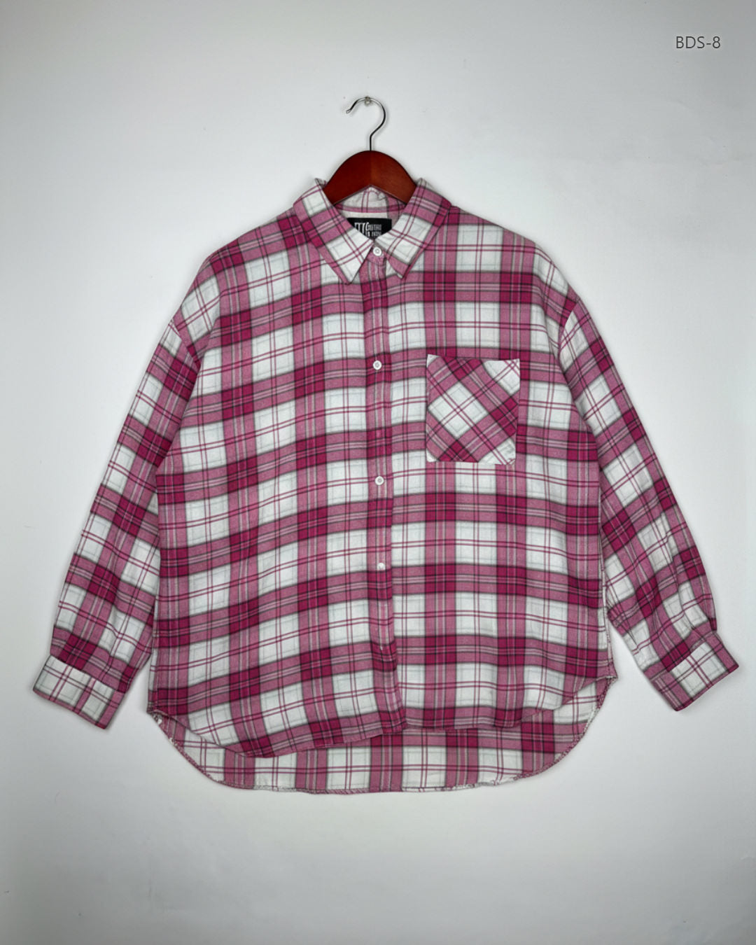 UK Imported secondhand Button Down Shirt - New Look brand, PINK Cotton, Excellent condition, for Women - Online Thrift Store Karachi Pakistan