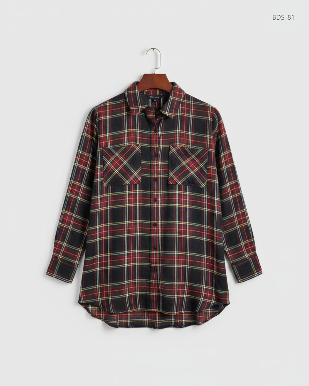 Shop Premium Button Down Shirt by New Look | Preloved Branded Clothes | Multi Cotton | Women | OTS Thrift Store Islamabad Pakistan