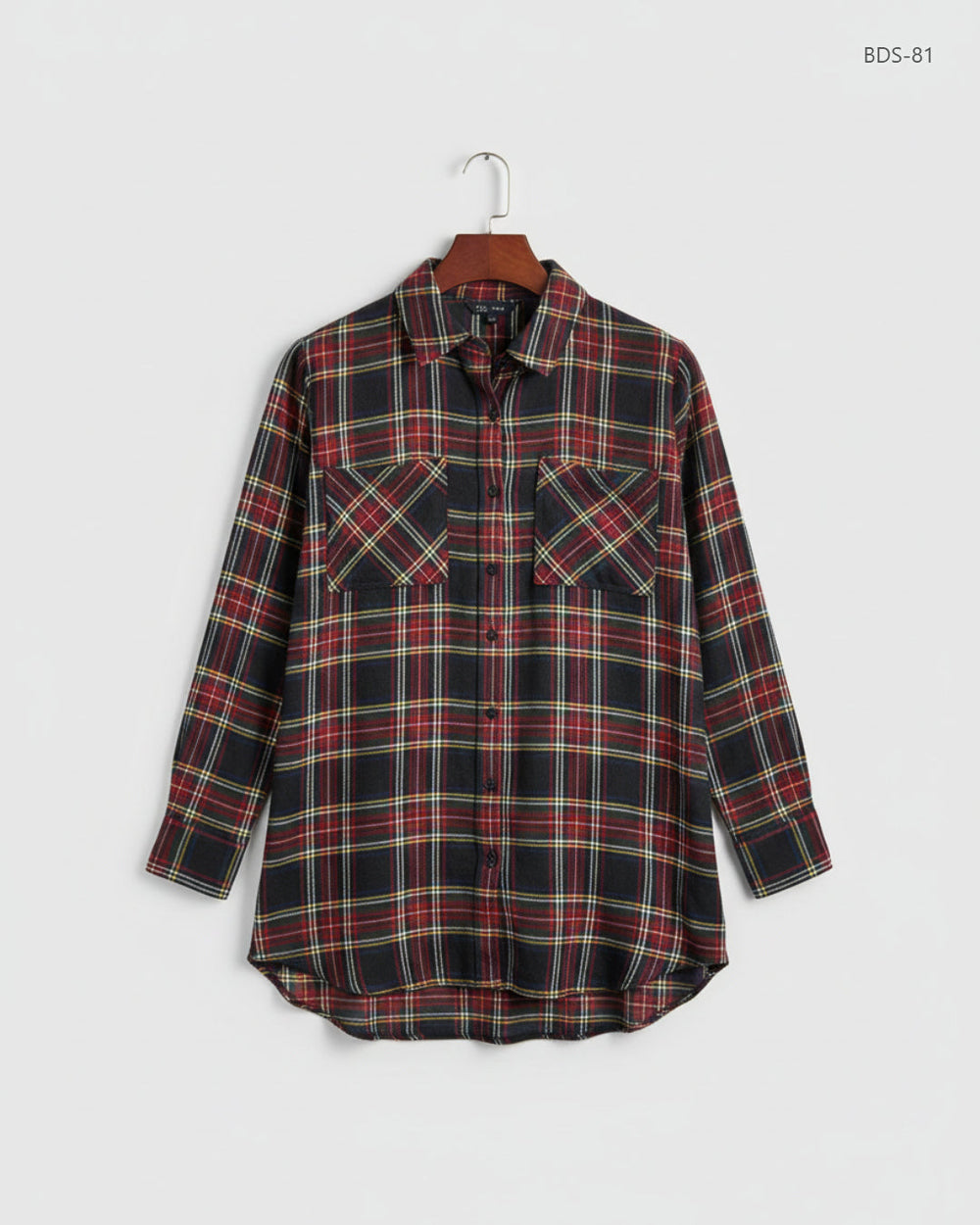 Shop Premium Button Down Shirt by New Look | Preloved Branded Clothes | Multi Cotton | Women | OTS Thrift Store Islamabad Pakistan