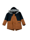 Preloved Excellent Winter Boys Jackets by Primark, Black & Tan Polyester for Boys - OTS Thrift Shop Karachi Pakistan