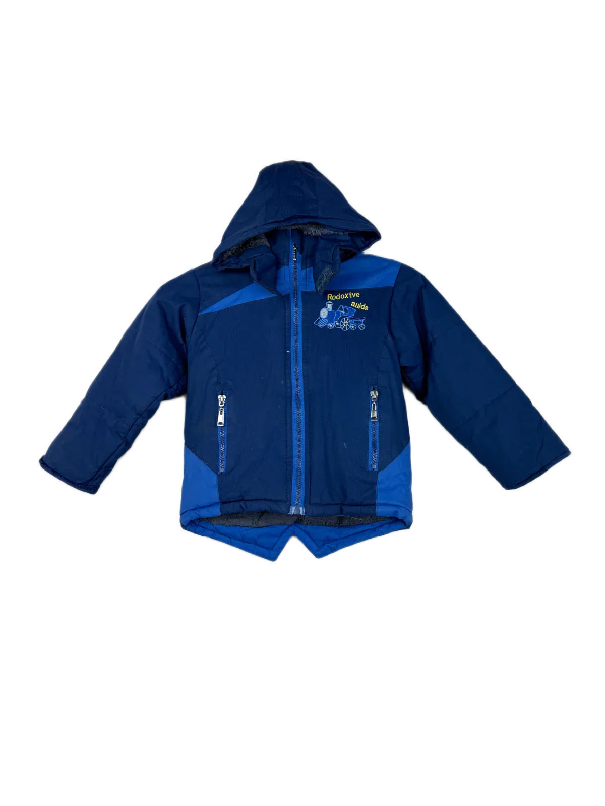 Winter Boys Jackets | Cross Fire | Preloved Branded | Blue Cotton | Good | OTS Thrift Store Peshawar Pakistan