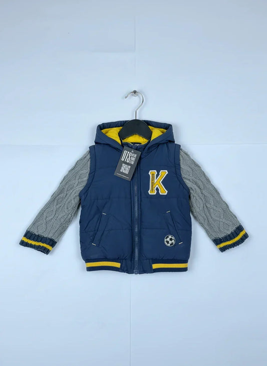 UK Imported secondhand Winter Boys Jackets - Baby club brand, Blue Polyester, Premium condition, for Boys - Online Thrift Store Karachi Pakistan