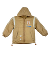 Winter Boys Jackets | S&R | Preloved Branded | Khaki Polyester | Premium Plus | OTS Thrift Store Peshawar Pakistan