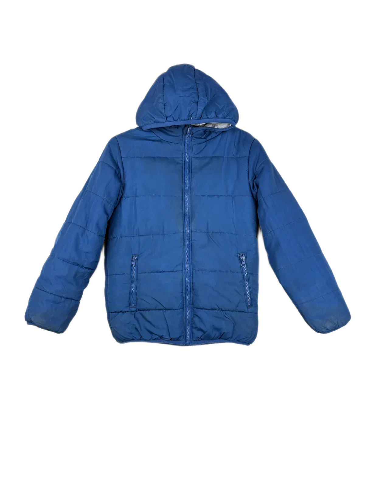 UK Imported secondhand Winter Boys Jackets - Unknown brand, Blue Polyester, Premium condition, for Boys - Online Thrift Store Islamabad Pakistan