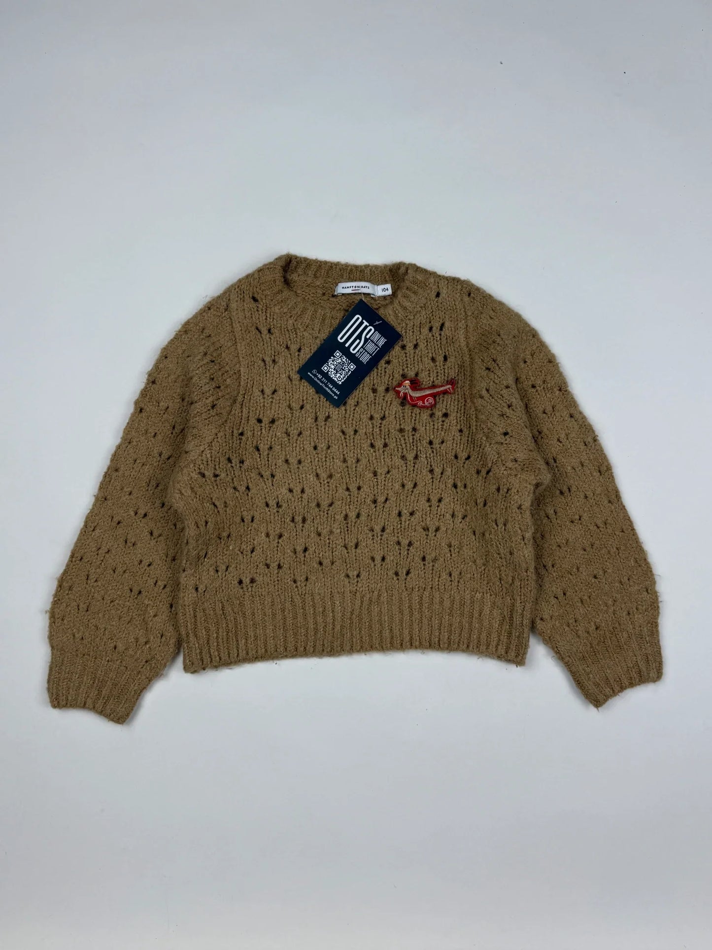 Excellent Condition Boys Sweaters | Preloved HamPton Bays | Camel Wool | Thrift Shop for Boys Peshawar Pakistan | OTS