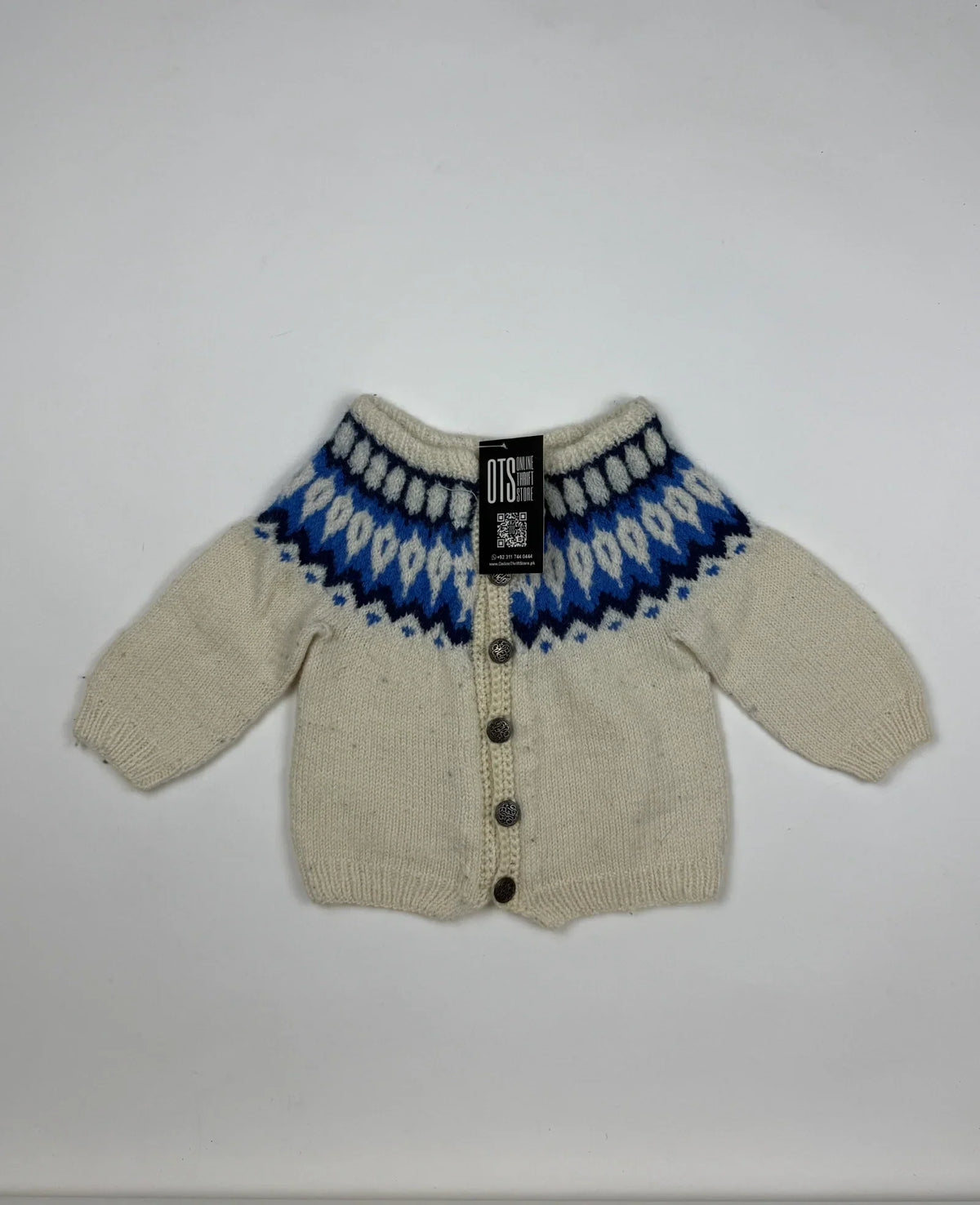 Preloved Premium Boys Sweaters by Cut label, OffWhite Wool for Boys - OTS Thrift Shop Karachi Pakistan
