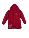 Secondhand Branded Girls Jackets by Debenhams, Maroon Polyester fabric, Premium condition, for Girls - Online Thrift Shop Lahore Pakistan