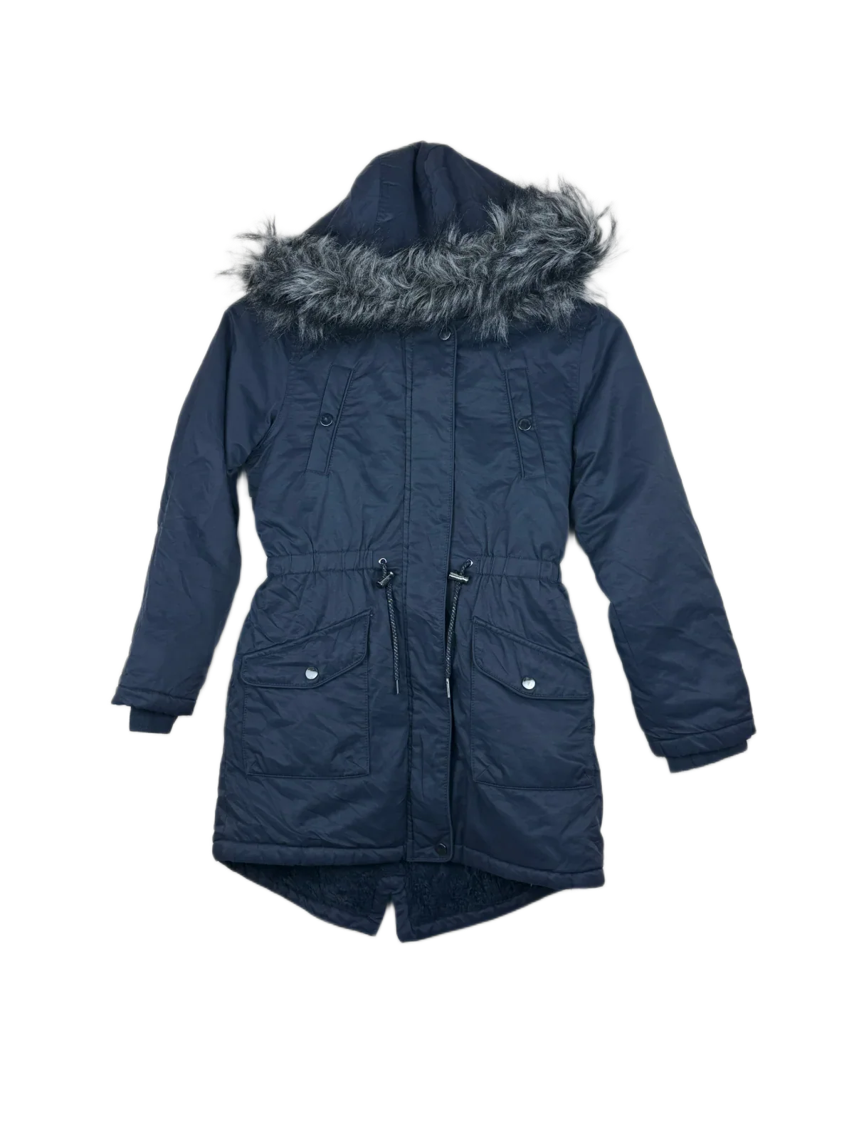 Secondhand Branded Girls Jackets by Next, Blue Polyester fabric, Premium Plus condition, for Girls - Online Thrift Shop Peshawar Pakistan