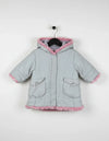 Premium Condition Girls Jackets | Preloved Unknown | OffWhite Polyester | Thrift Shop for Girls Karachi Pakistan | OTS