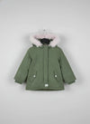 Preloved Premium Girls Jackets by Zara, Green Polyester for Girls - OTS Thrift Shop Peshawar Pakistan
