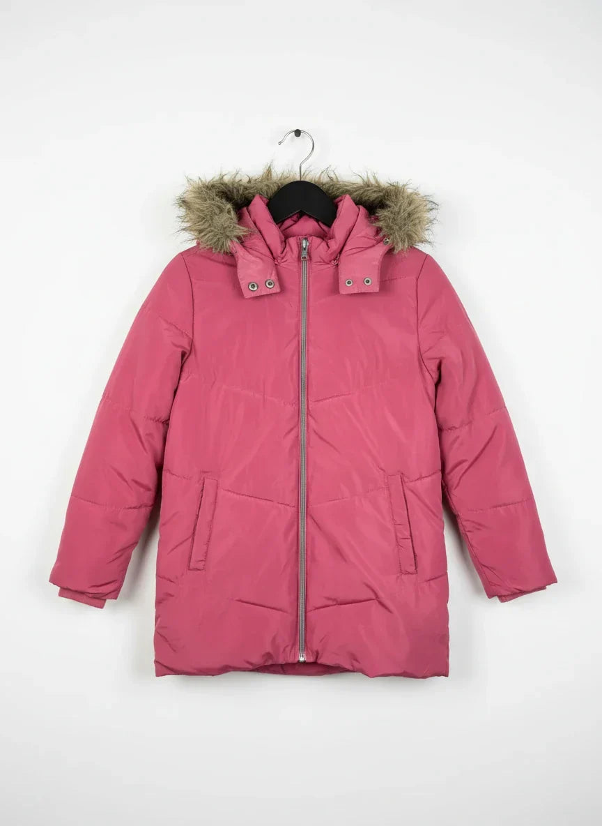 Shop Excellent Girls Jackets by YFK | Preloved Branded Clothes | Pink Polyester | Girls | OTS Thrift Store Lahore Pakistan