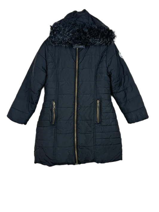 Secondhand Branded Girls Jackets by Next, Black Polyester fabric, premium condition, for Girls - Online Thrift Shop Lahore Pakistan