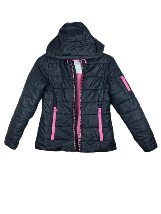 UK Imported secondhand Girls Jackets - girls unitide brand, Black Polyester, Premium condition, for Girls - Online Thrift Store Karachi Pakistan