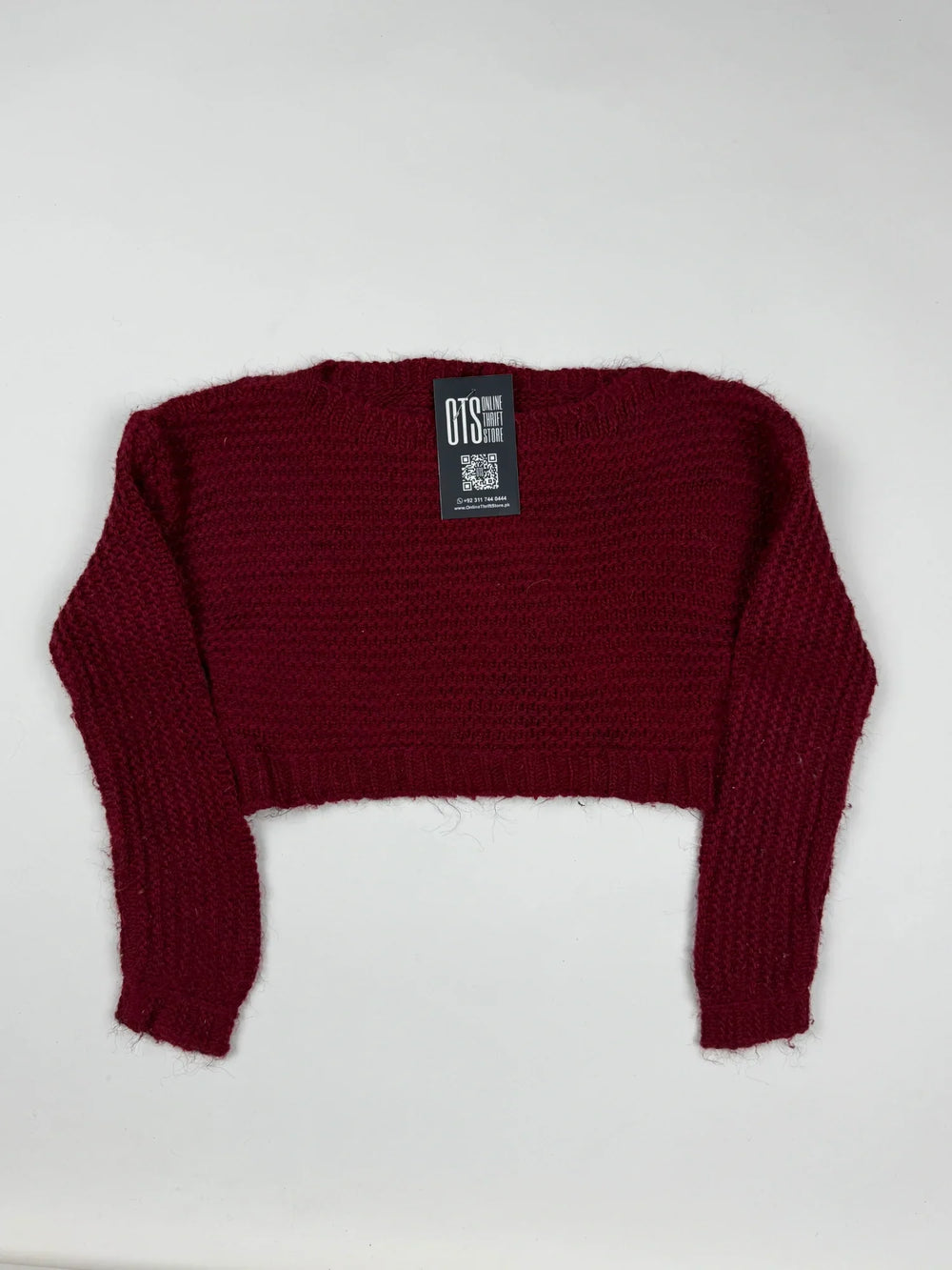Shop Premium Girls Sweaters by orchestra | Preloved Branded Clothes | Maroon Wool | Girls | OTS Thrift Store Peshawar Pakistan