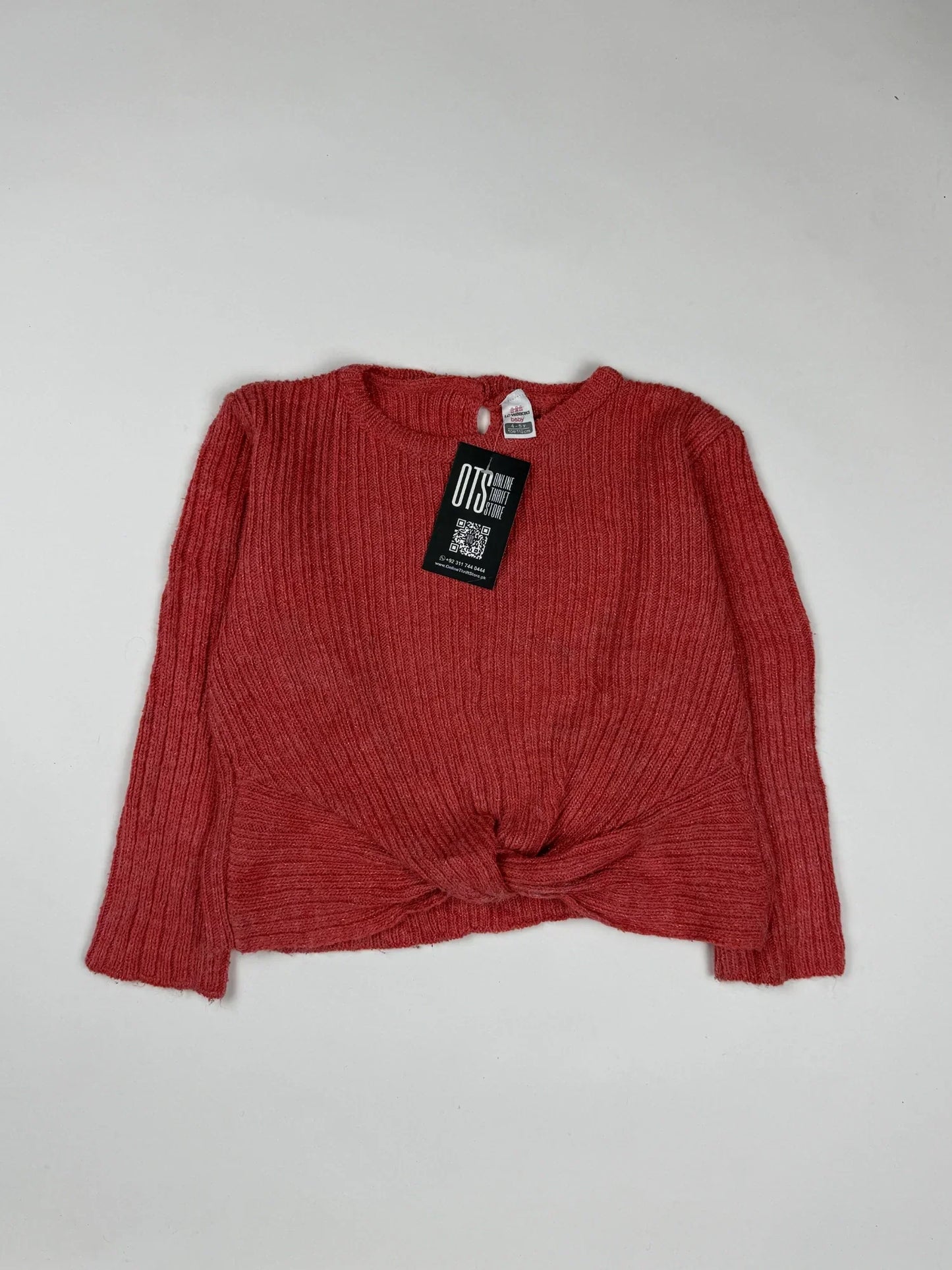 UK Imported secondhand Girls Sweaters - LC WAIKIKI brand, Pink Wool, Premium condition, for Girls - Online Thrift Store Karachi Pakistan