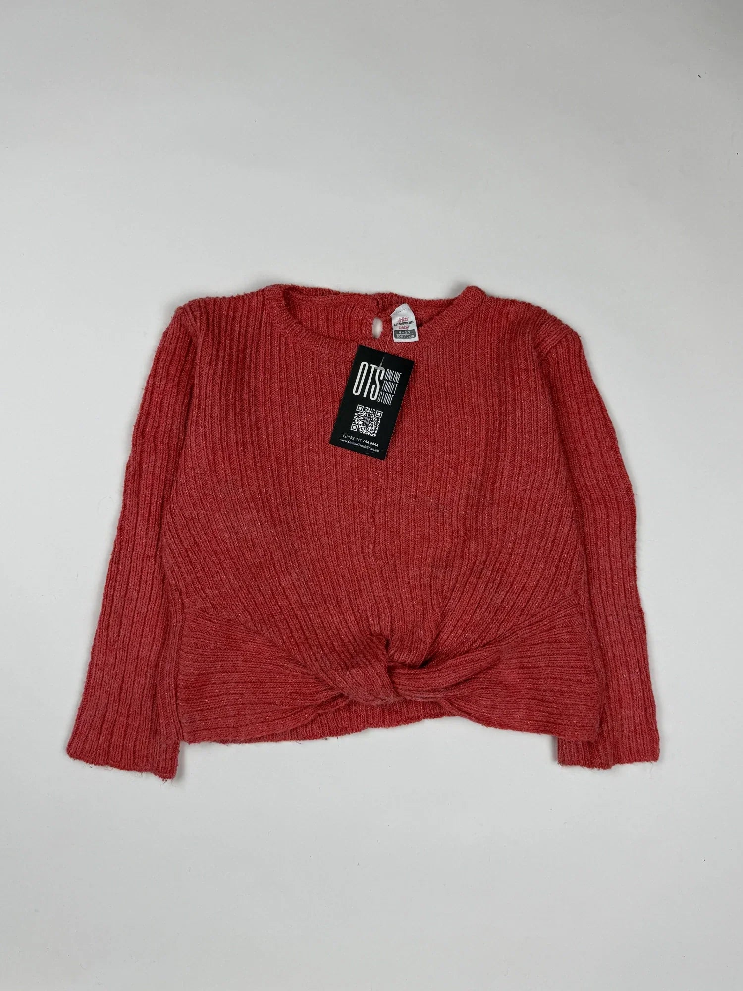 UK Imported secondhand Girls Sweaters - LC WAIKIKI brand, Pink Wool, Premium condition, for Girls - Online Thrift Store Karachi Pakistan