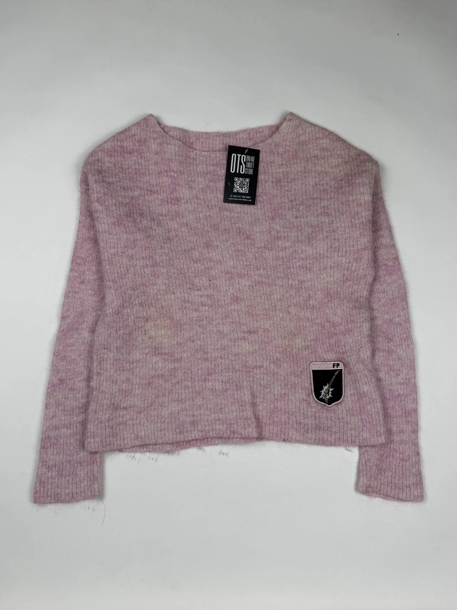 Secondhand Branded Girls Sweaters by Cut label, Pink Wool fabric, Premium condition, for Girls - Online Thrift Shop Karachi Pakistan