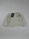 UK Imported secondhand Girls Sweaters - Kiss Melody brand, OffWhite Acrylic, Excellent condition, for Girls - Online Thrift Store Lahore Pakistan