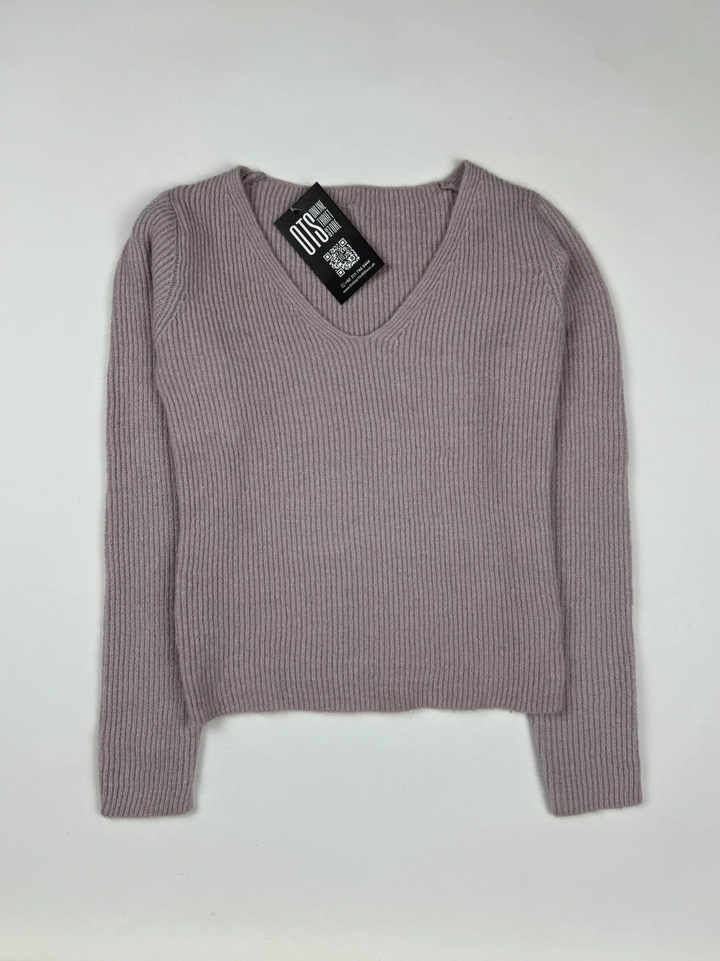 Shop Premium Girls Sweaters by Shein | Preloved Branded Clothes | Camel Acrylic | Girls | OTS Thrift Store Islamabad Pakistan