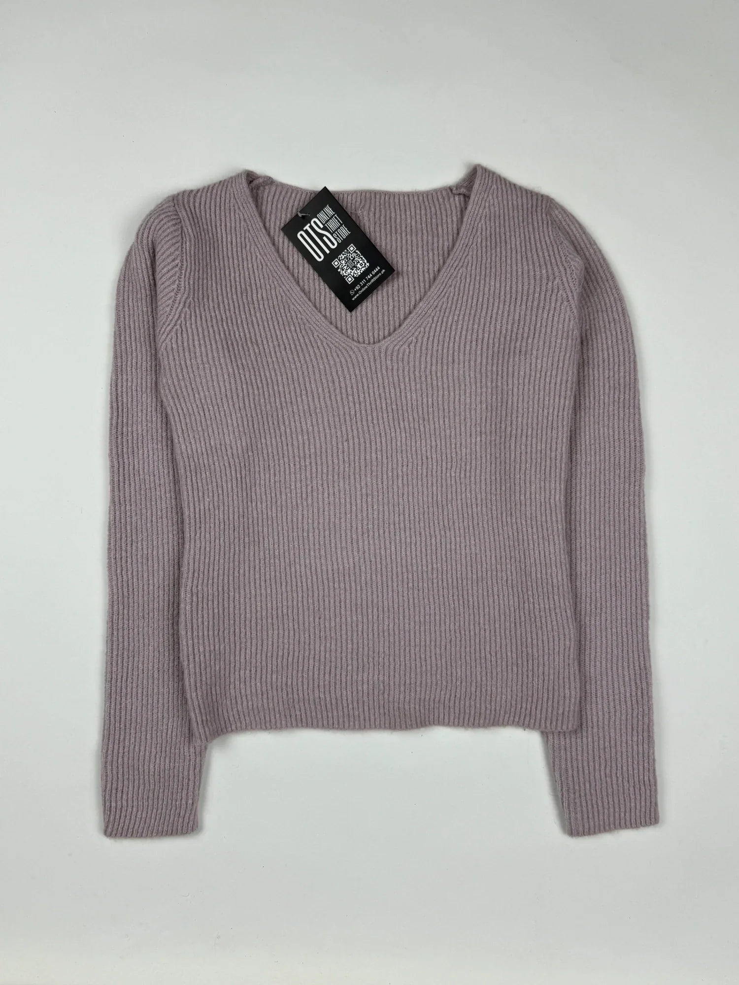 Shop Premium Girls Sweaters by Shein | Preloved Branded Clothes | Camel Acrylic | Girls | OTS Thrift Store Islamabad Pakistan