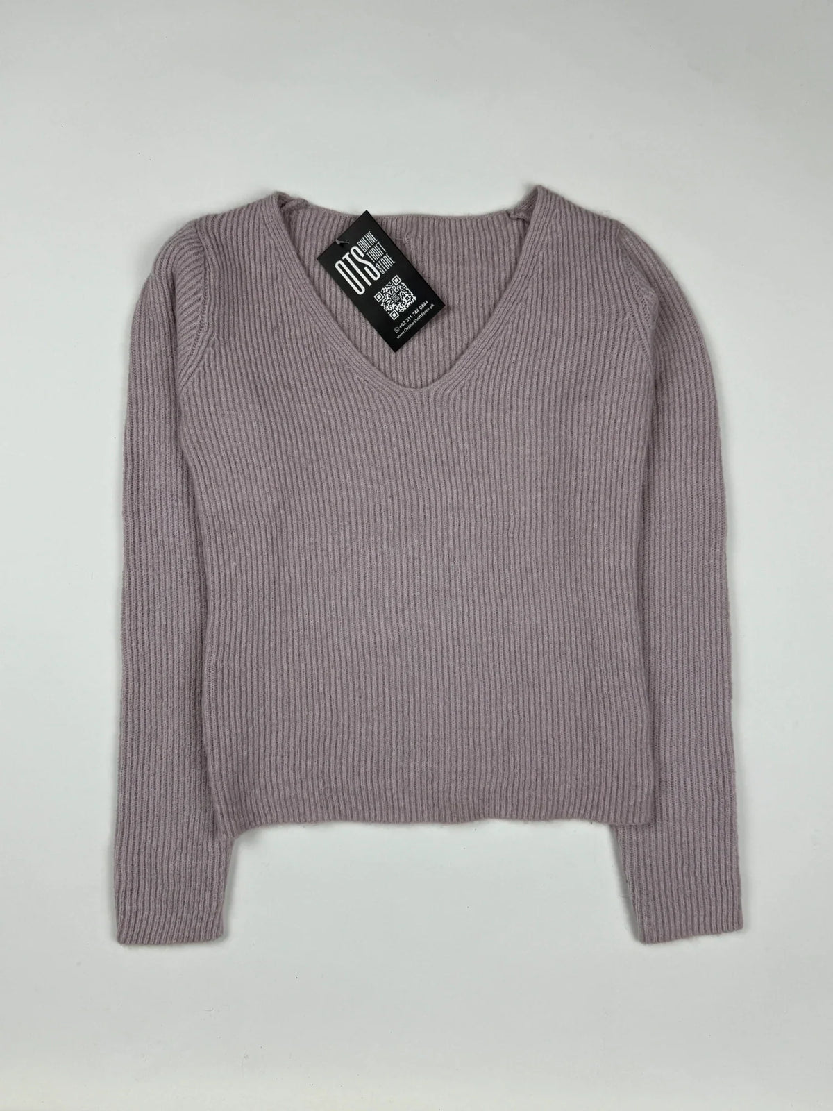 Shop Premium Girls Sweaters by Shein | Preloved Branded Clothes | Camel Acrylic | Girls | OTS Thrift Store Islamabad Pakistan