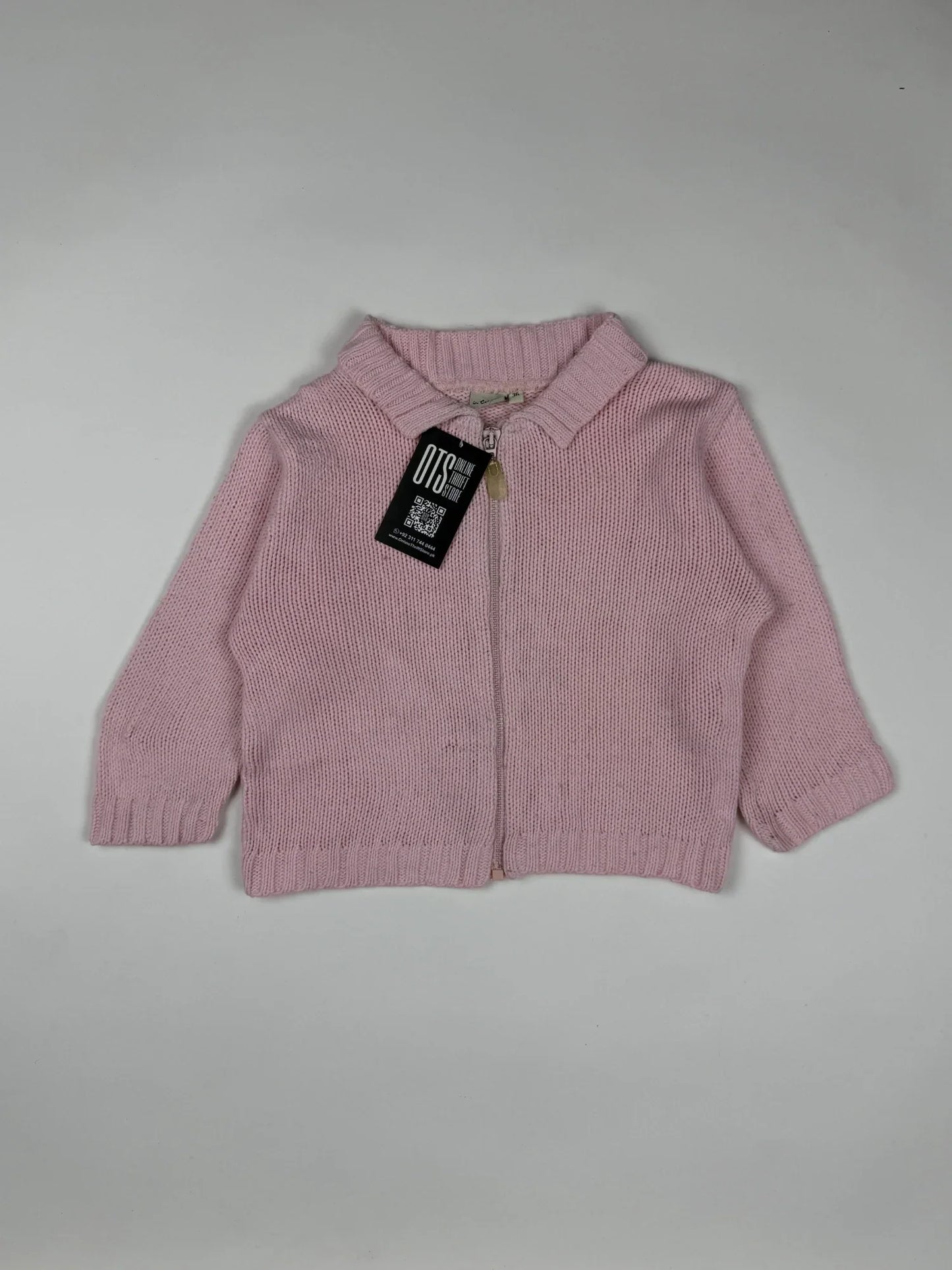 Preloved Excellent Girls Sweaters by INEXTENSO, Pink Acrylic for Girls - OTS Thrift Shop Karachi Pakistan